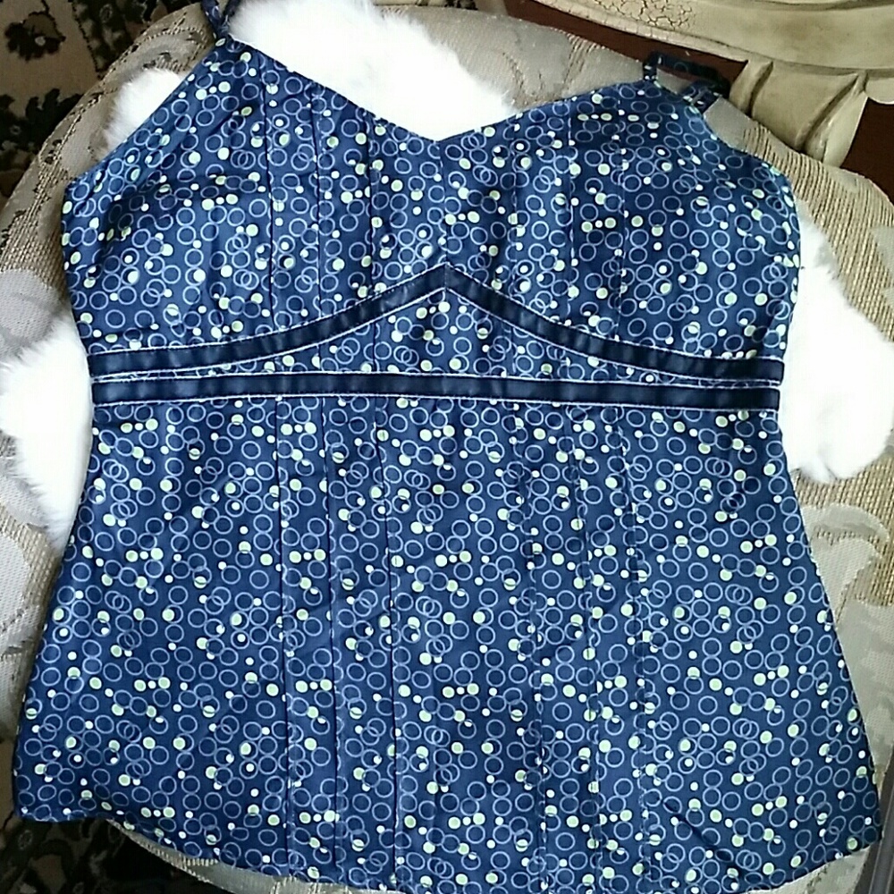 ✔Fossil Silk Spaghetti Strap top